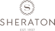 Sheraton logo with an ornate "S" emblem and "EST. 1937" text, symbolizing its established hospitality brand.